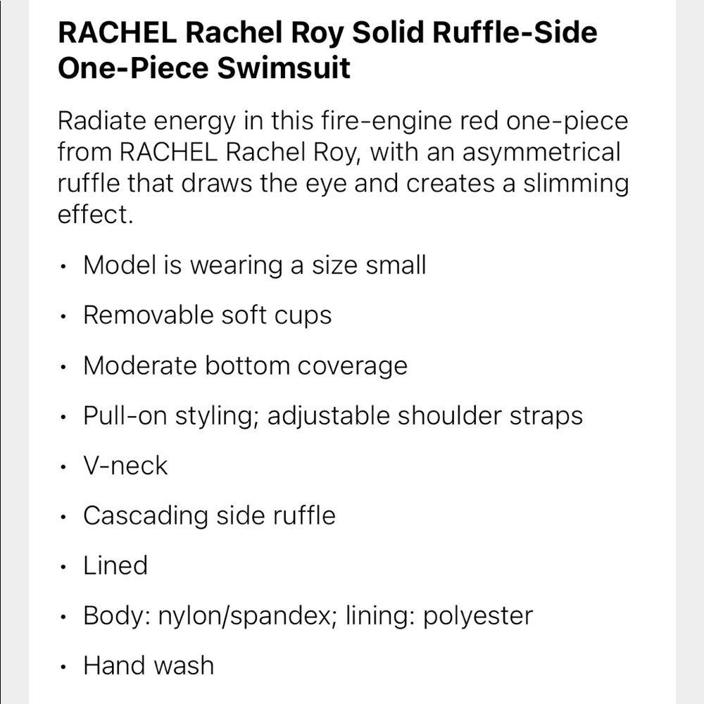 Rachel Roy Solid Ruffle-Side - Picture 3 of 3